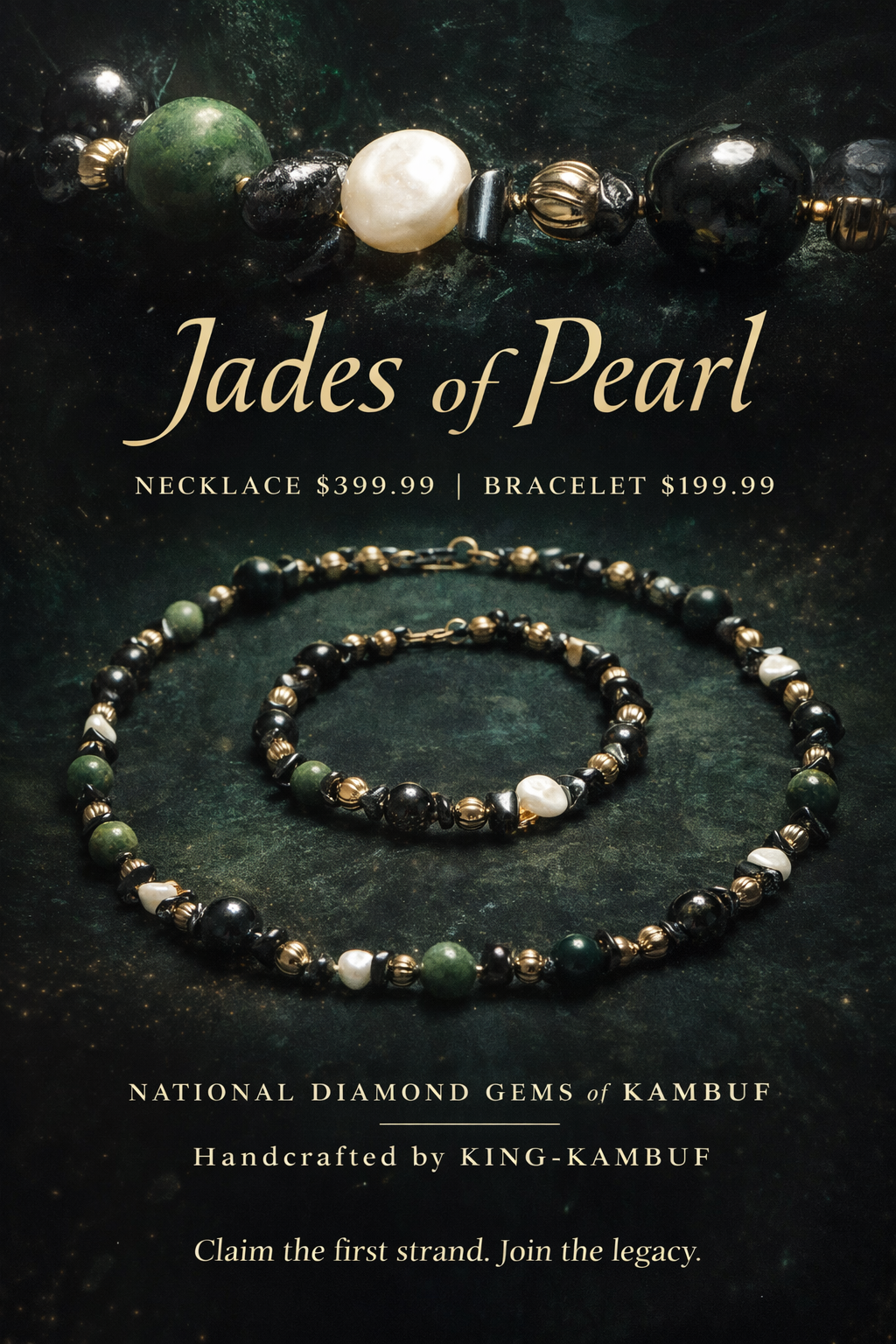 Jades Of Pearl - Hand-Crafted Jewelry Line - By: KING-KAMBUF